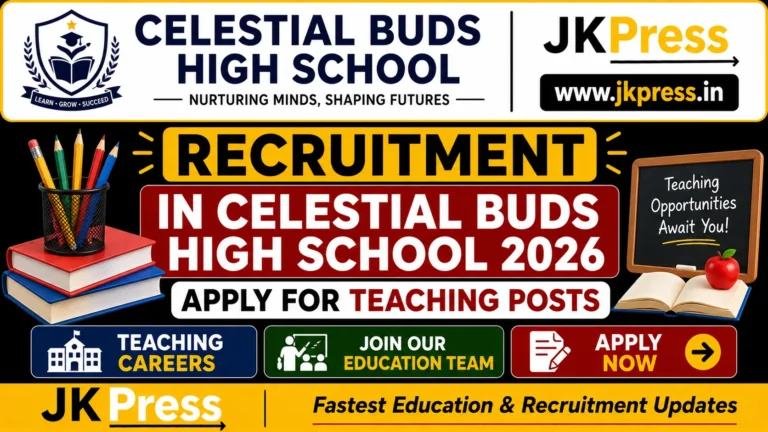 Recruitment in Celestial Buds High School 2026 Apply for Teaching Posts